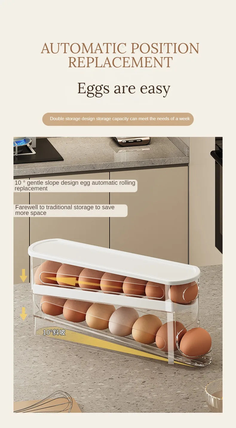Rolling Egg Storage Box