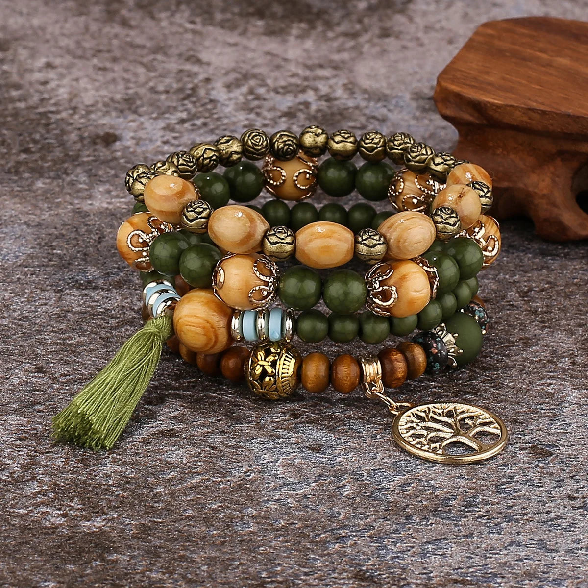 Bohemian Bracelet 4 Pcs Set