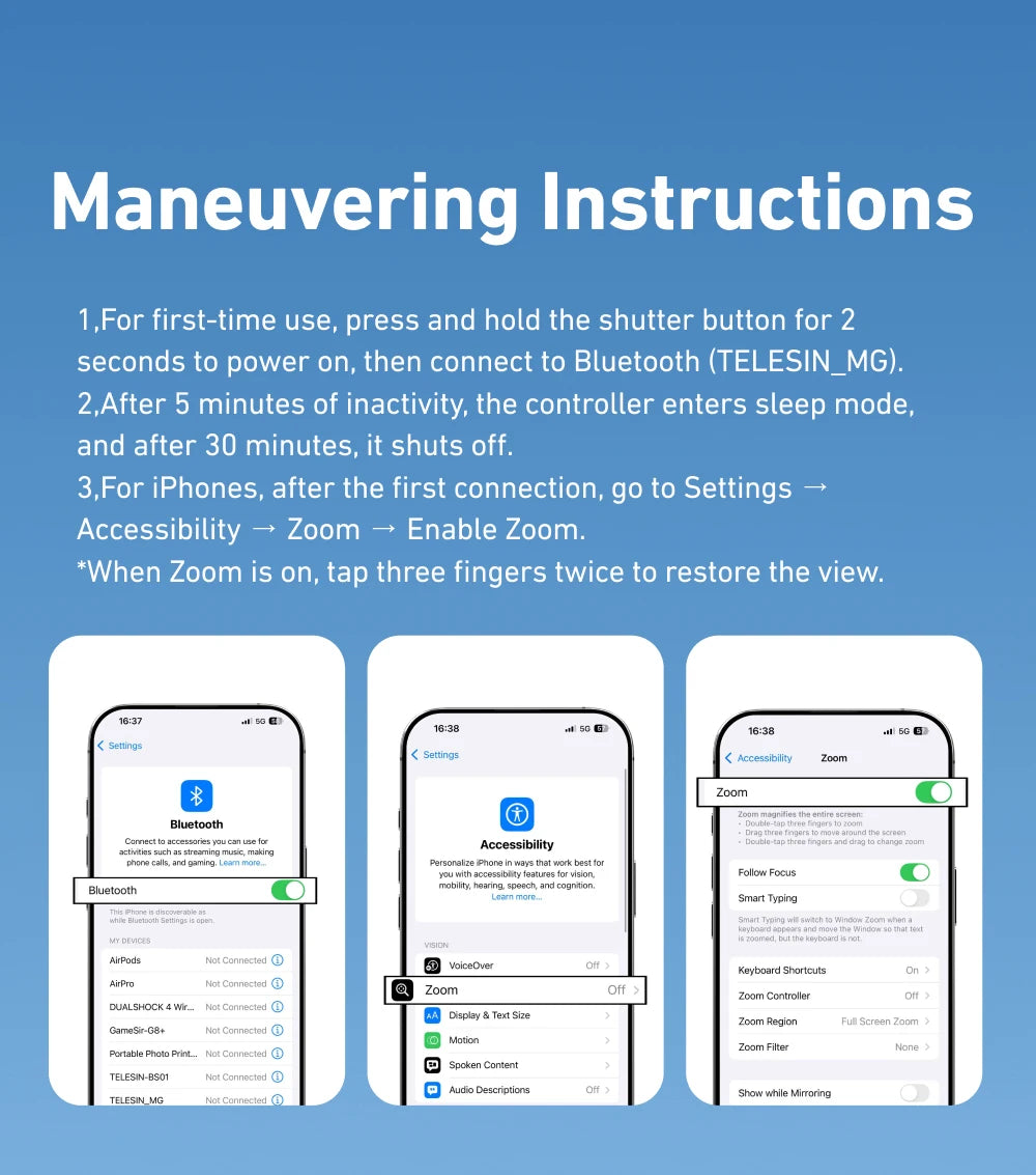 Magnetic Phone Camera Grip