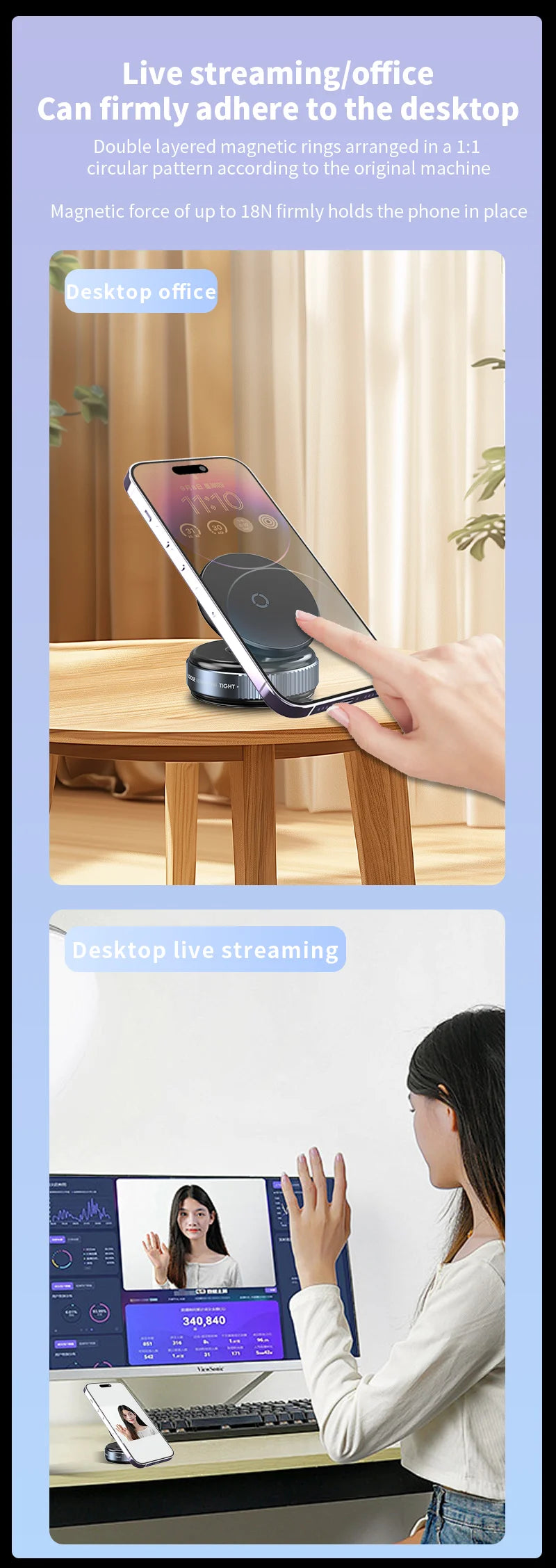 Magnetic Car Phone Holder