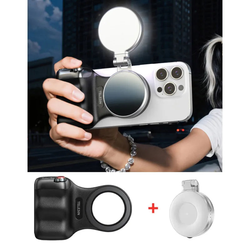 Magnetic Phone Camera Grip