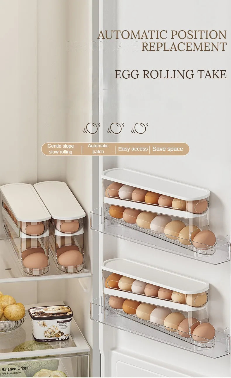 Rolling Egg Storage Box