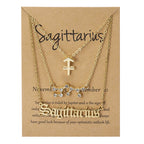 Zodiac Sign Necklace Set