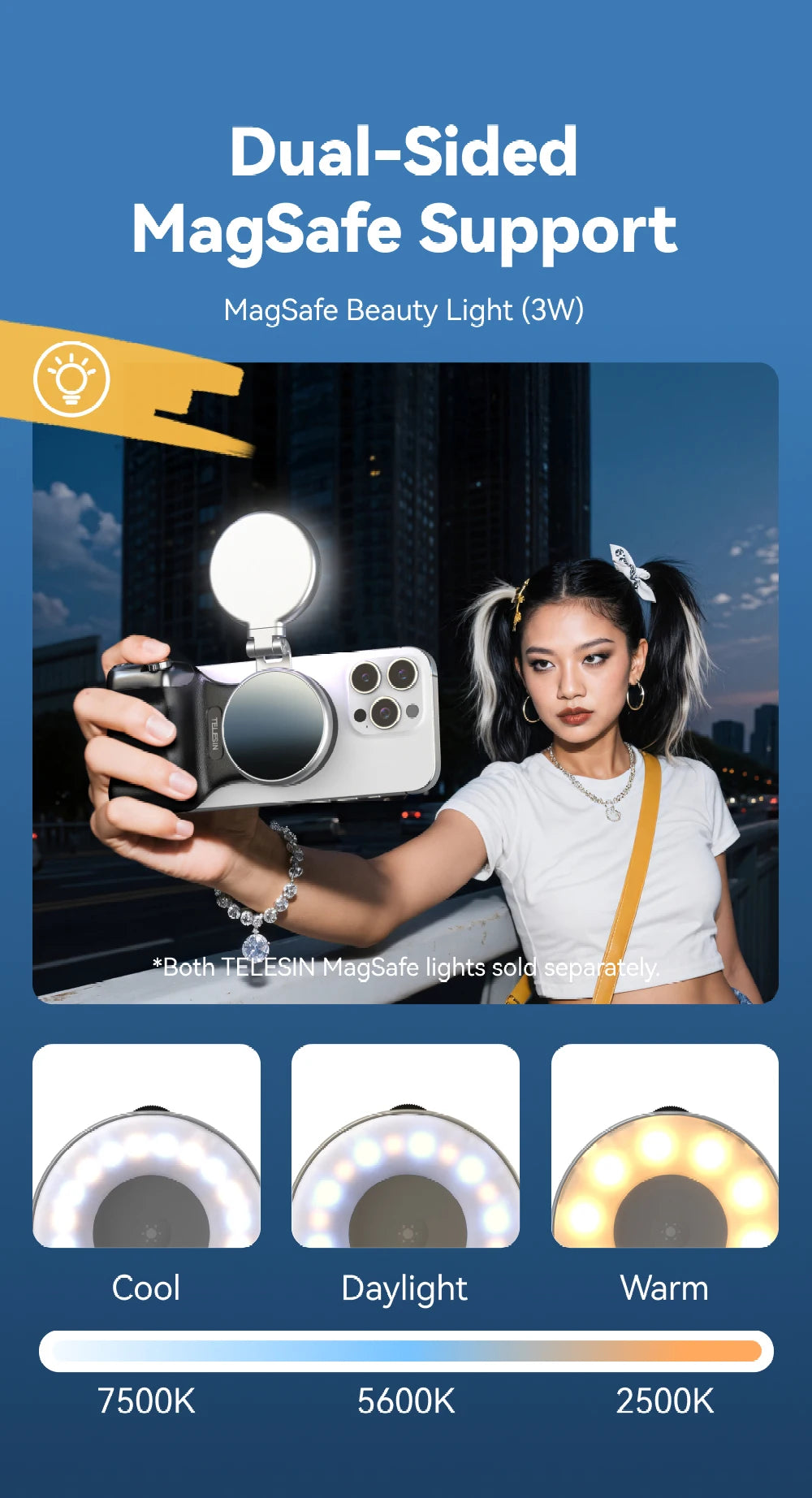 Magnetic Phone Camera Grip