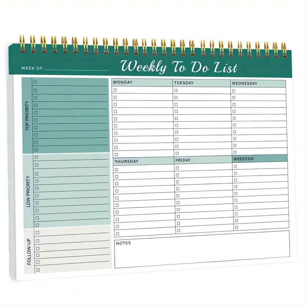 Weekly Planner To-Do List 52 Page