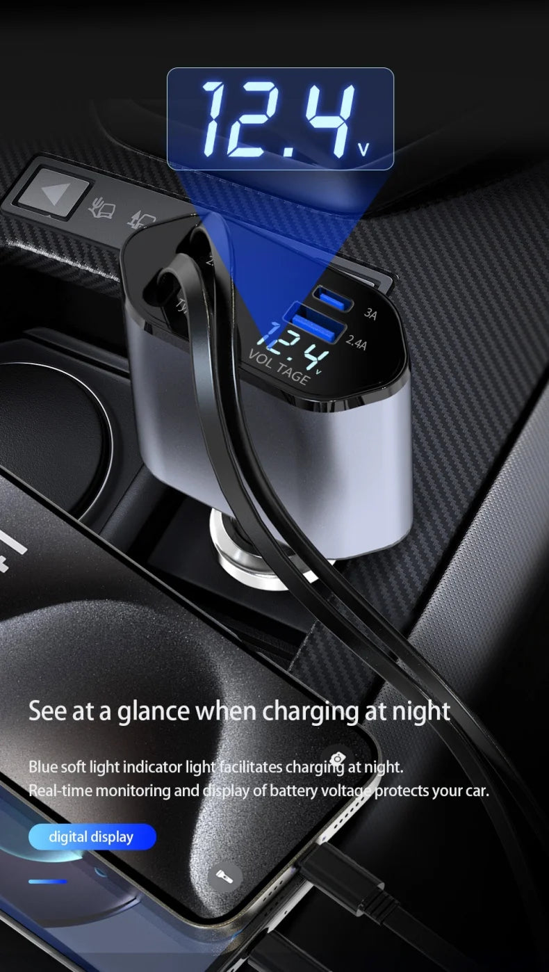 Retractable Car Charger