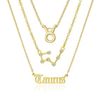 Zodiac Sign Necklace Set