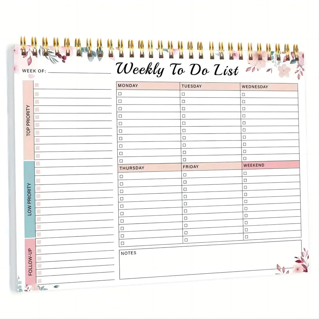 Weekly Planner To-Do List 52 Page