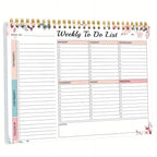 Weekly Planner To-Do List 52 Page