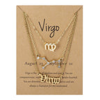 Zodiac Sign Necklace Set