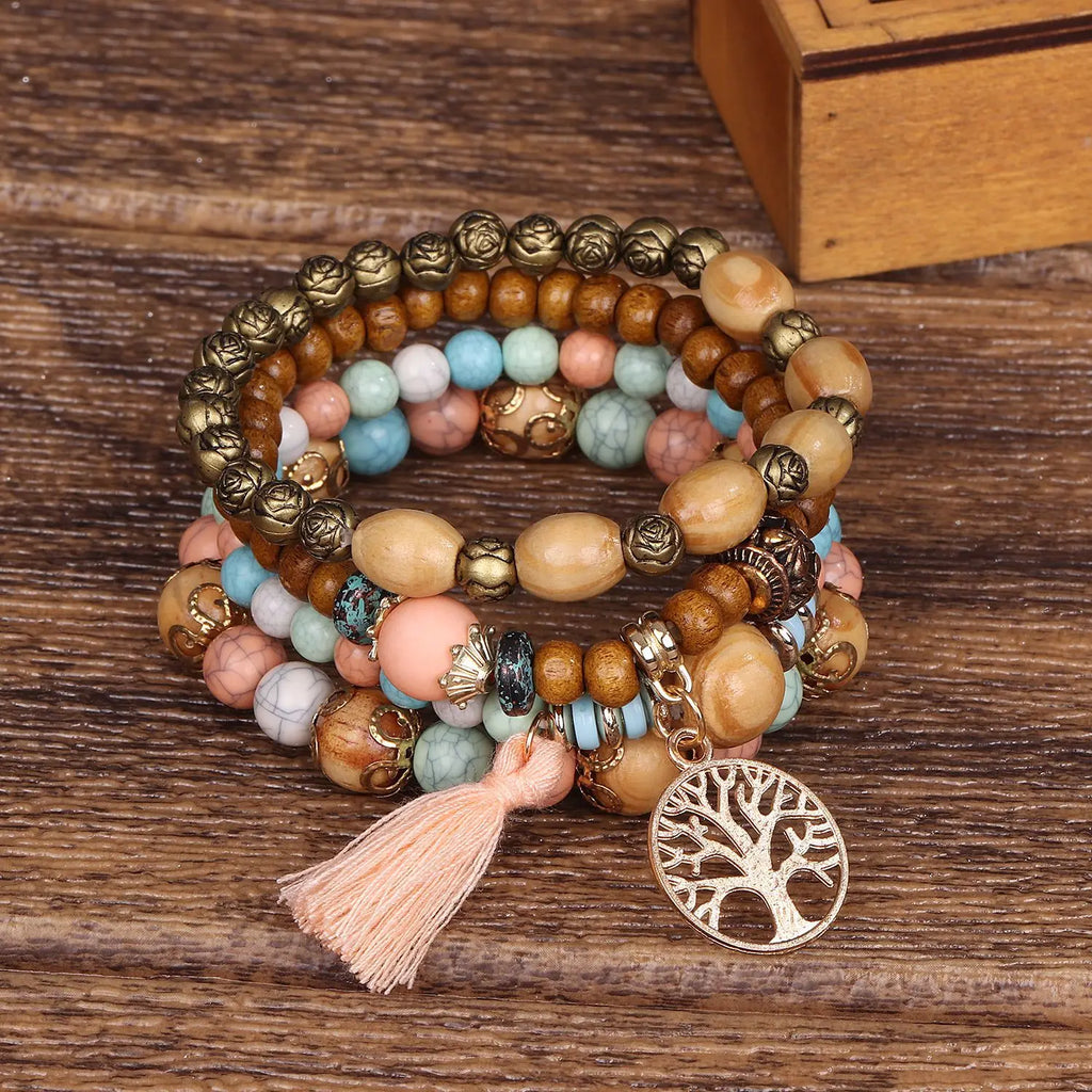 Bohemian Bracelet 4 Pcs Set