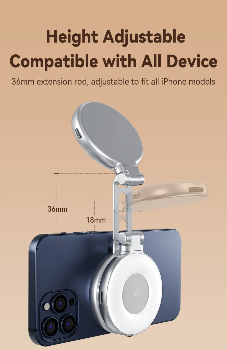 Magnetic Phone Camera Grip