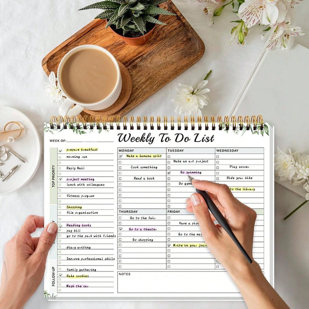 Weekly Planner To-Do List 52 Page