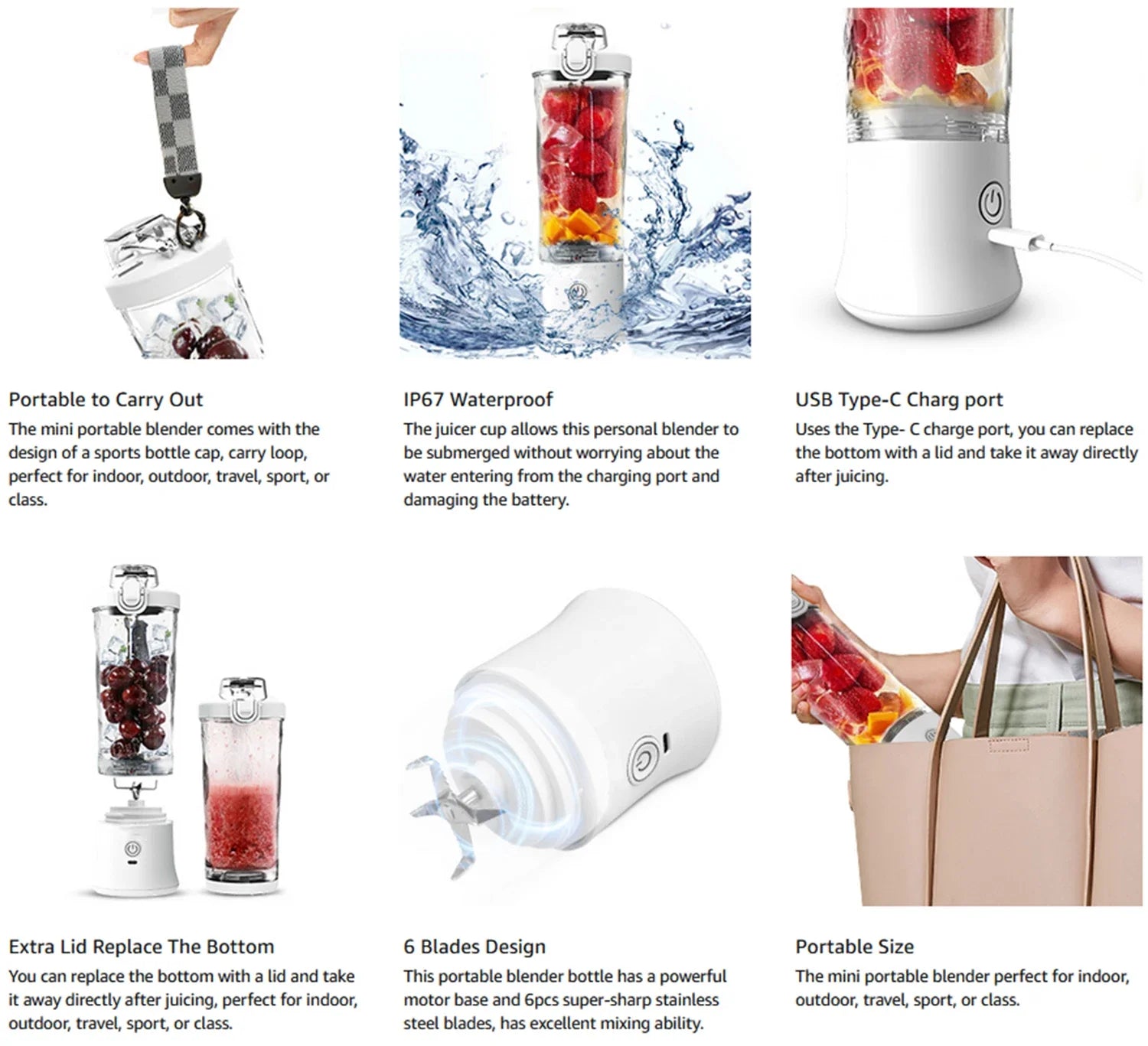 Portable Blender 600ML