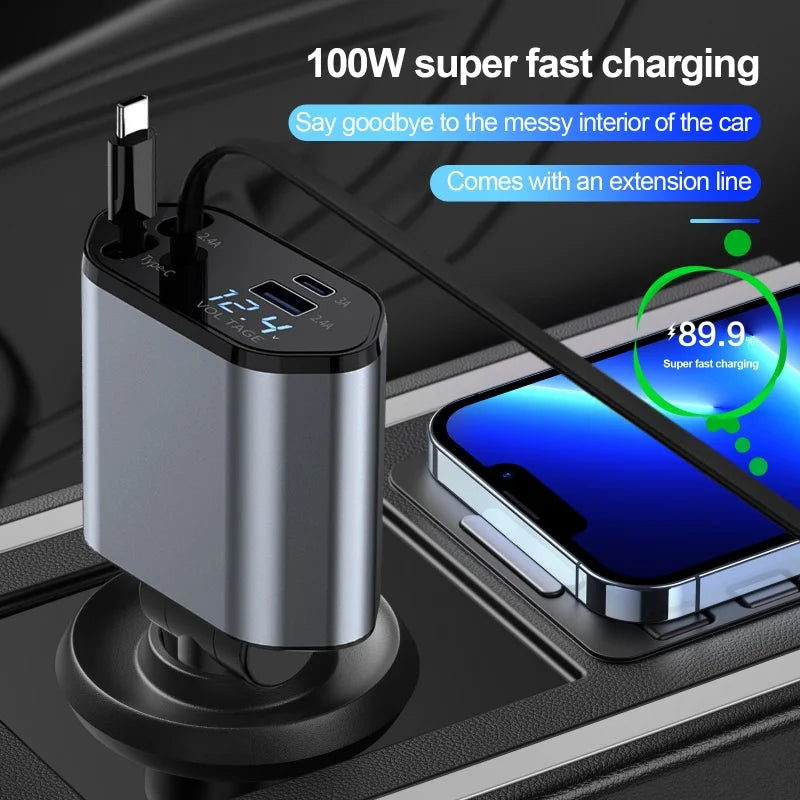 Retractable Car Charger