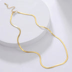 Snake Chain Necklace - Stainless Steel