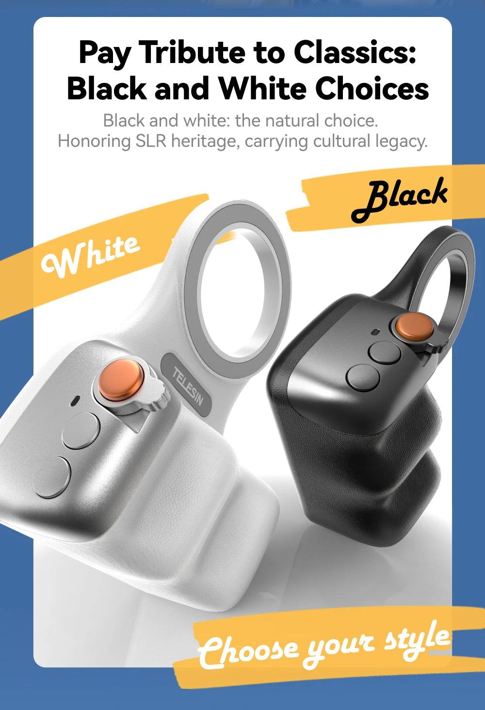 Magnetic Phone Camera Grip