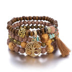 Bohemian Bracelet 4 Pcs Set