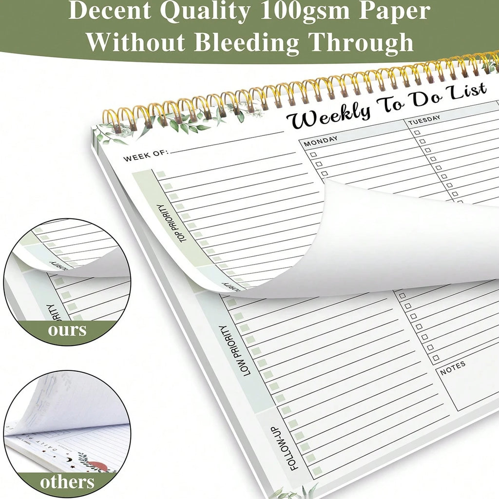 Weekly Planner To-Do List 52 Page