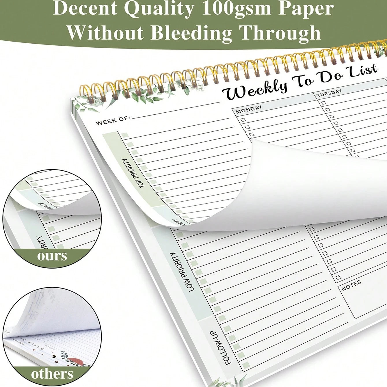 Weekly Planner To-Do List 52 Page